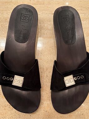 Chanel Hasler Slide Sandals